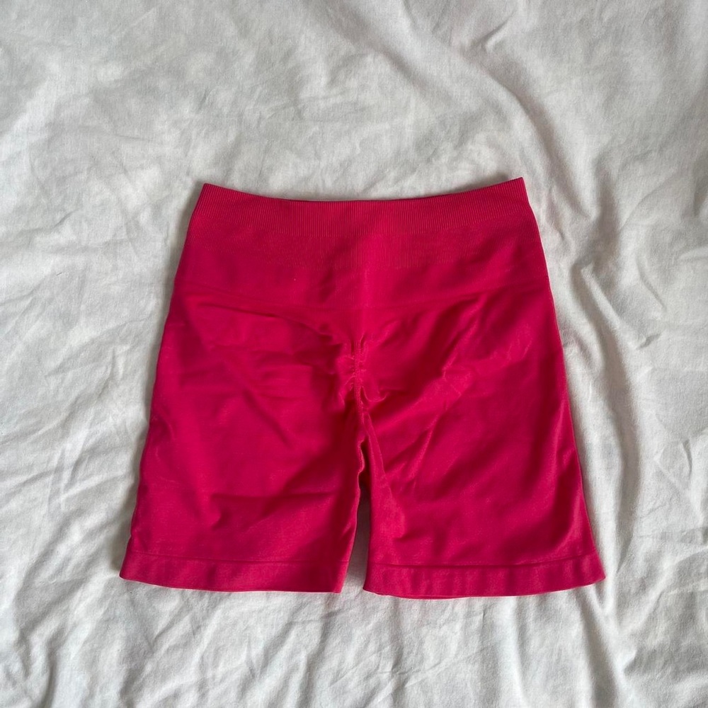 Bright Pink Magenta Seamless Shorts